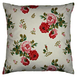 Cath Kidston Antique Rose Bouquet Cushion Pink/Red
